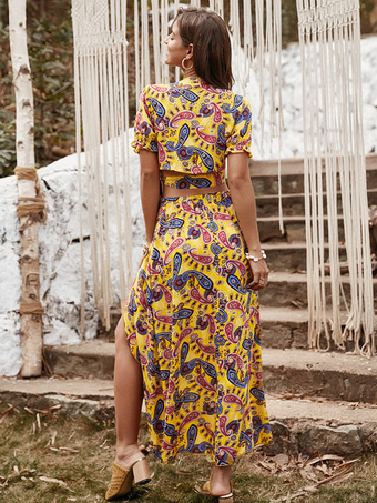 Neon Yellow Satin Skirt – janandnova