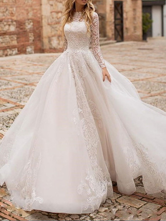 Vestido de noiva estilo de Baile e Princesa - Milanoo.com