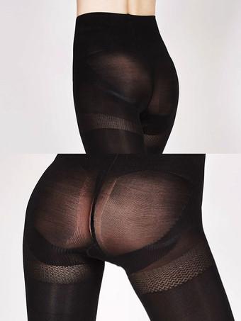 Women Slimming Leggings Black Shaping Velvet Skinny Sexy Leggings -  Milanoo.com