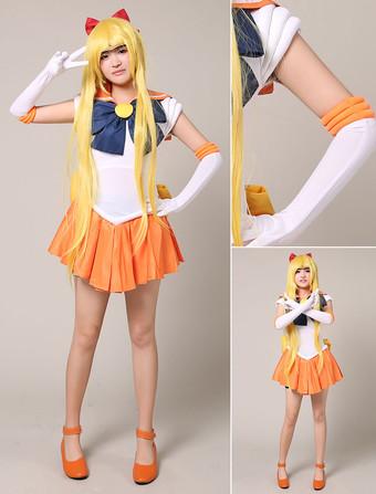 Sailor Moon Sailor Venus Cosplay Costume