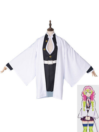 Kanroji Mitsuri Cosplay déguisement tueur de démons: déguisement Kimetsu No Yaiba Kimono