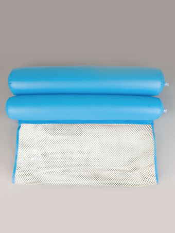 ライトスカイブルースイムウォーターハンモック　リクライニングチェア　インフレータブルフローティングベッド　プールマットレス　水泳リング　2025