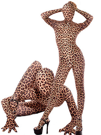 Leopard Lycra Spandex Suit Halloween Animal Full Bodysuit Costume is $29.99 (30% off)