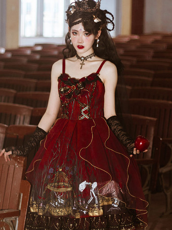 Gothic Lolita JSK Dress Rot Forest Lolita Jumper Skirt