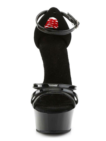 Pole Dance Shoes Black Sexy Sandals Platform Open Toe Ankle Strap Sandal Shoes Women High Heel Sandals Stripper Shoes