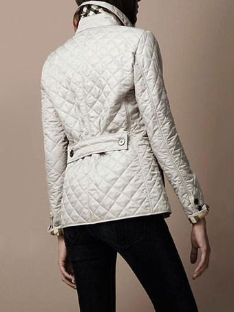 レディースジャケット　無地　スリムフィット　ポリエステル　長袖　折り襟　ボタン　カジュアル　カジュアル　女性用　