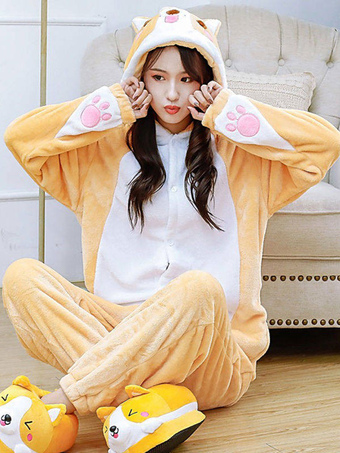 Kigurumi Pajamas Shiba Inu Dog Onesie Adults Unisex Flannel Winter Sleepwear Costume Cosplay Carnival onesie pajamas is $18.99 (15% off)