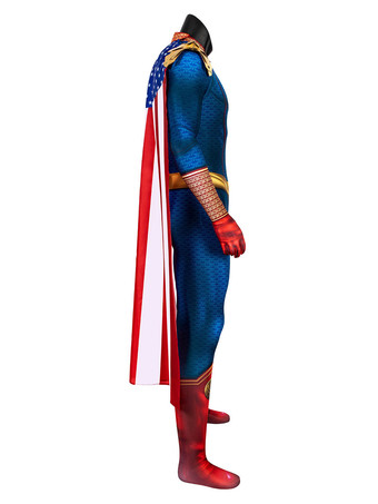 ボーイズホームランダーキッドコスプレジャンプスーツブラックポリエステルアメリカンスーパーヒーローズコスプレキャットスーツ全身タイツ