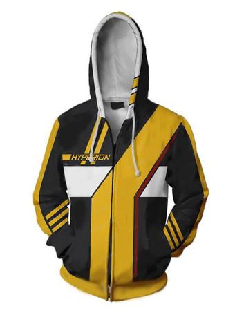 Yellow cheap anime hoodie