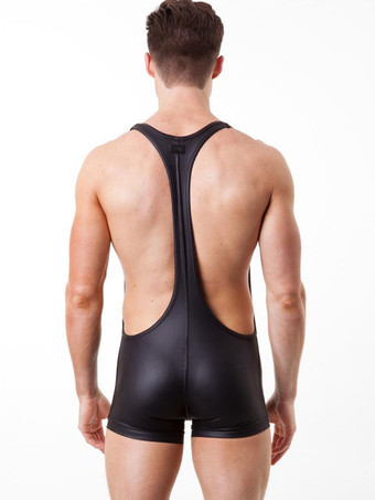 男性セクシーな衣装大人のジャンプスーツゴールドポリエステルセクシーナイトクラブ着用