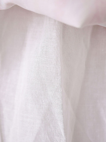 フラワーガールドレスピンクジュエルネック長袖刺繡キッズパーティードレス