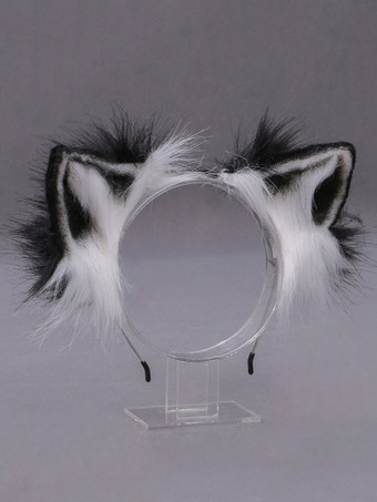 ブラック 甘いロリータアクセサリーブラックフォックス耳デイリーカジュアルロリータアクセサリー