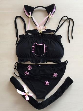 Lolita Sweet Sexy Underwear Bra And Panties Set Kawaii Swimsuit