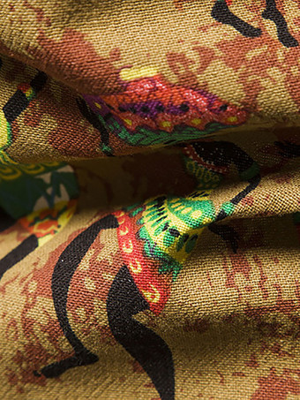 Camisa Casual para Hombre Cuello de Turndown Casual Artwork Amber Men '' s Shirts