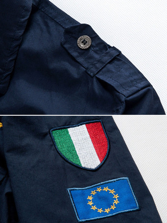 Casual Shirt For Men Turndown Collar Casual Asymmetrical Patchwork Hunter Green Men's Shirts