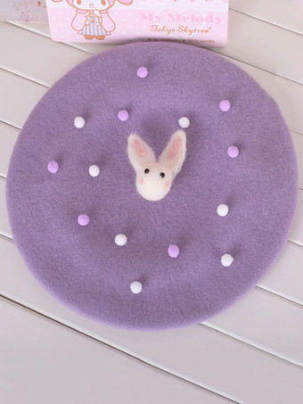 甘いロリータ帽子ピンクBowknotBowポリエステルロリータアクセサリー帽子