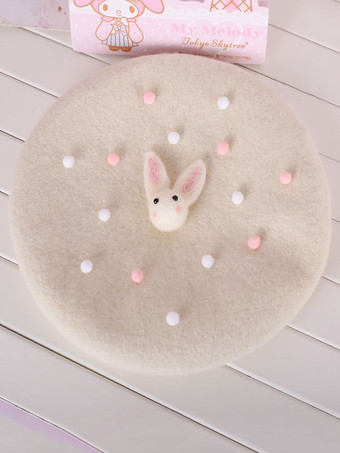 甘いロリータ帽子ピンクBowknotBowポリエステルロリータアクセサリー帽子