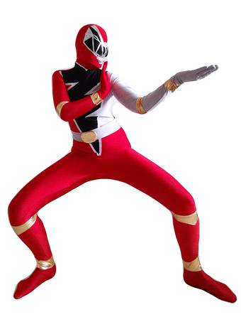 パワーレンジャー コスプレコスチューム レッドレンジャーチームリーダー
