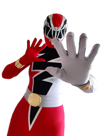 パワーレンジャー コスプレコスチューム レッドレンジャーチームリーダー