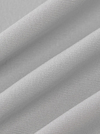 クラブ ドレス ホルター セクシー プリーツ ノースリーブ ポリエステル バックレス ライト グレー セクシー ボディコン ドレス