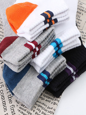 10 PCS Men's Cotton Mesh Boat Socks Breathable Sweat-Absorbent Waist Sports Socks