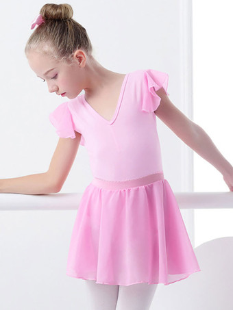 バレエドレスバイオレットレディースキッズバレリーナプリーツアートワークシェーピングライクラスパンデックススカートセットパフォーマンスウェア