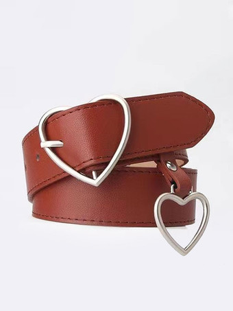 ラクダ色 女性のためのファッションベルトナイトアウトリベット赤帯