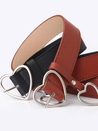 女性のためのファッションベルトナイトアウトリベット赤帯