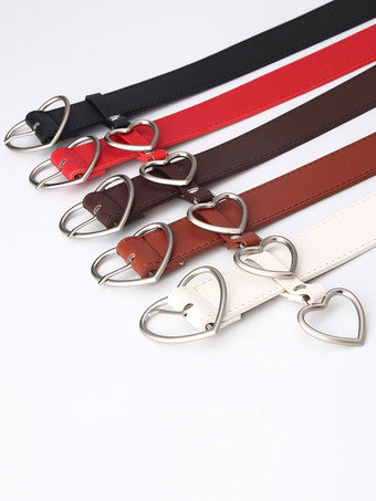 女性のためのファッションベルトナイトアウトリベット赤帯