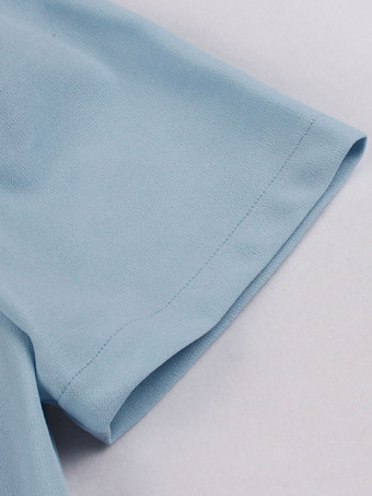 1950年代オードリー・ヘップバーン風　ヴィンテージドレス　半袖　二次会　お呼ばれ　発表会　ミディアムスイングドレス