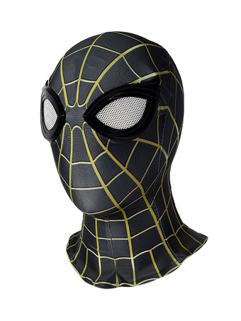 スパイダーマン コスチューム 大人用ジャンプスーツ ブラック ライクラ スパンデックス ジャンプスーツ マーベル映画 コスプレ衣装