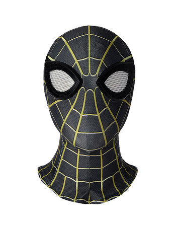 スパイダーマン コスチューム 大人用ジャンプスーツ ブラック ライクラ スパンデックス ジャンプスーツ マーベル映画 コスプレ衣装