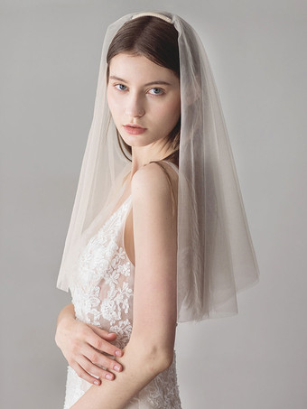 Short Wedding Veils Tulle Bridal Veils