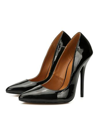 Best black patent leather pumps best sale