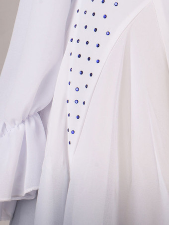 社交ダンスコスチューム白人女性のライクラスパンデックスドレスダンスドレス