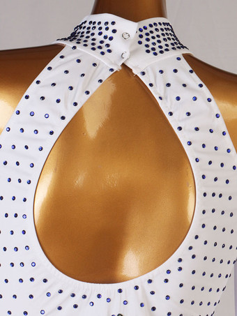 社交ダンスコスチューム白人女性のライクラスパンデックスドレスダンスドレス