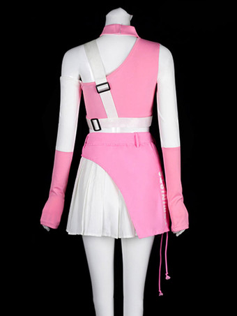 ジャズダンスコスチュームレディースリクラスパンデックススカートトップダンスウェア