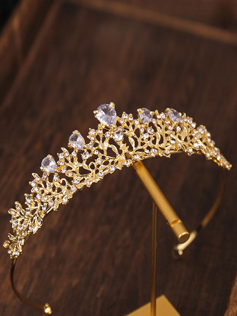 or coiffe de mariage diadème accessoires de cheveux de mariée en métal