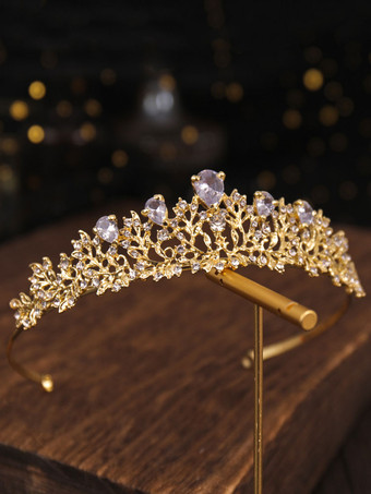 coiffe de mariage diadème accessoires de cheveux de mariée en métal