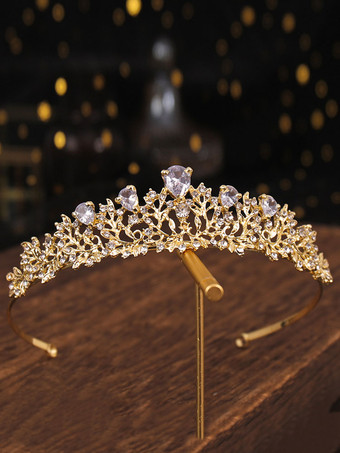 coiffe de mariage diadème accessoires de cheveux de mariée en métal