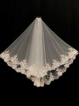 Voile de mariée ivoire