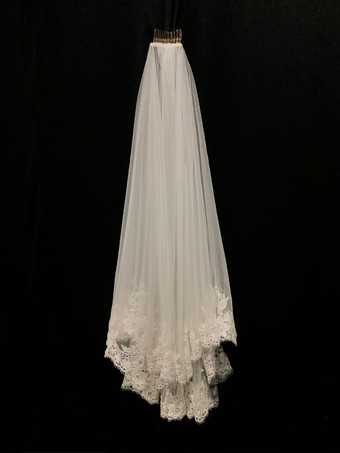 Voile de mariée ivoire