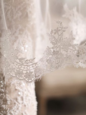 Voile de mariée ivoire