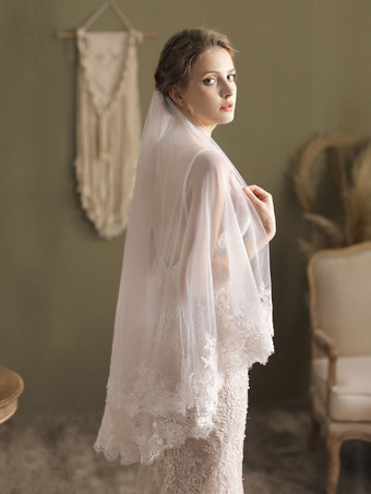Voile de mariée ivoire