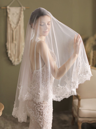 Voile de mariée ivoire