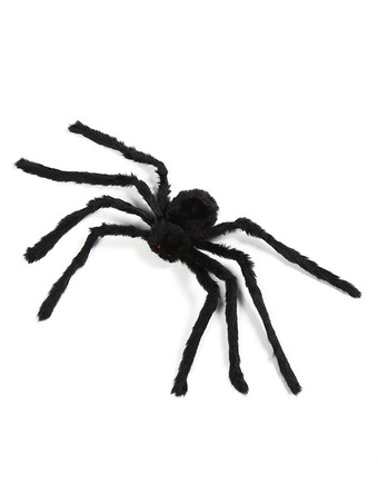 ブラック ハロウィン ハロウィーンの装飾スプリットカラーポリエステル繊維ハロウィーンのクモの小道具