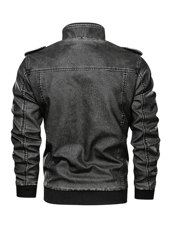 Cadenas de chaqueta para hombre Cuero de PU Increíble