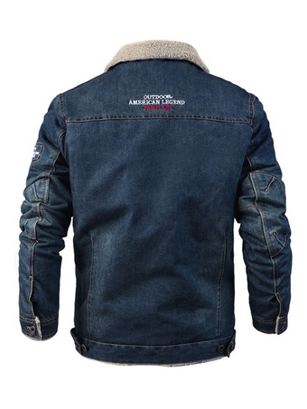 azul oscuro Chaqueta de hombre Denim Smart
