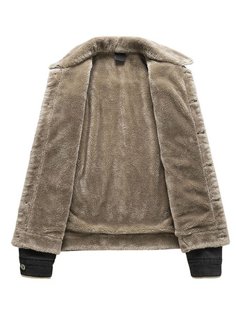 Veste Homme Boutons Denim Élégant