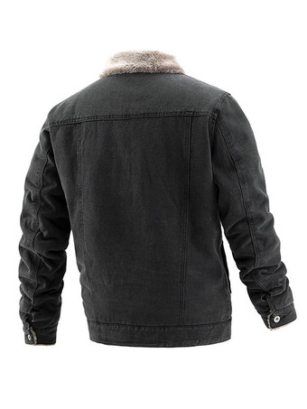 Veste Homme Boutons Denim Élégant